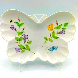 Lenox Butterfly Meadows Butterfly Shaped Serving Dish for hors d'oeuvres